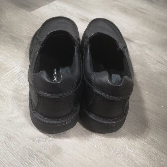 Denver Hayes Quad Comfort Men's Size 9.5 Black Full Grain Leather Upper Loafers - Picture 6 of 9